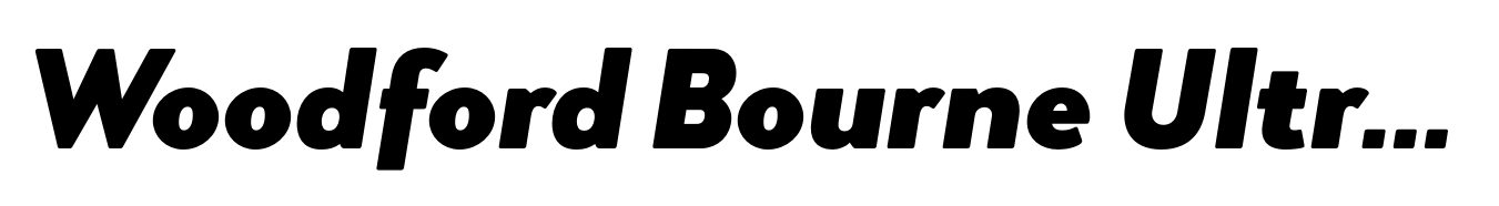 Woodford Bourne Ultra Italic