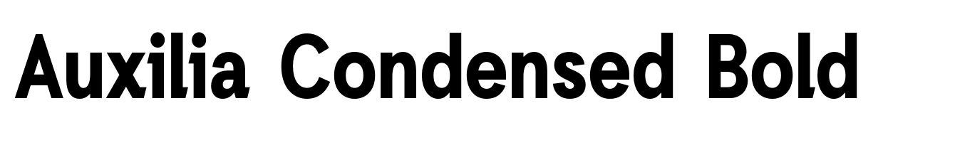 Auxilia Condensed Bold