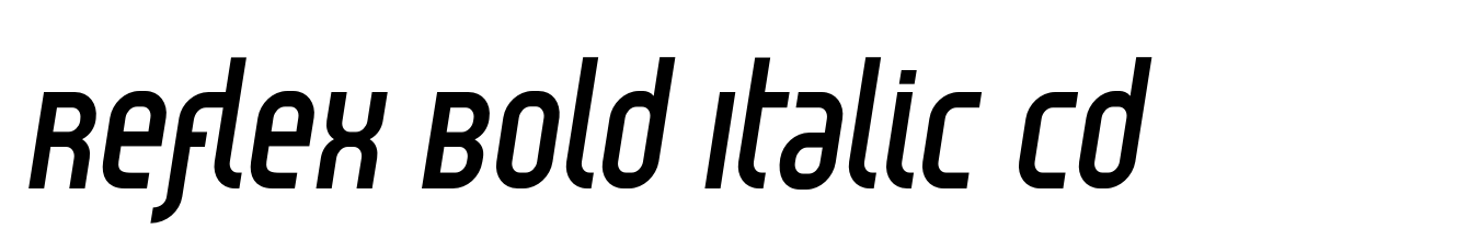 Reflex Bold Italic Cd