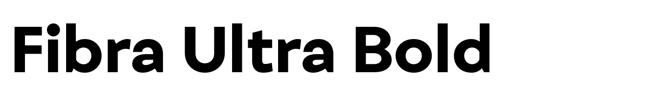 Fibra Ultra Bold
