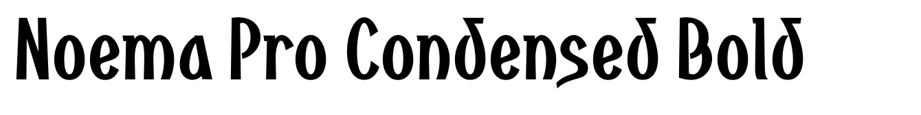 Noema Pro Condensed Bold