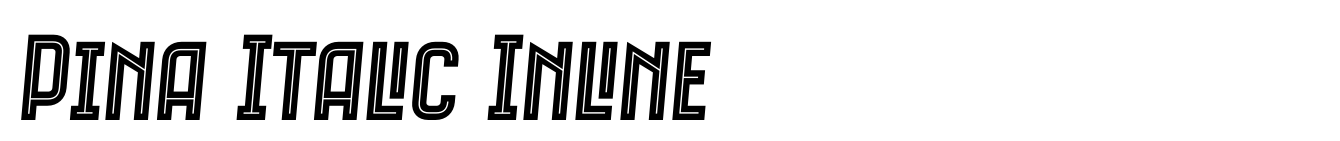 Pina Italic Inline