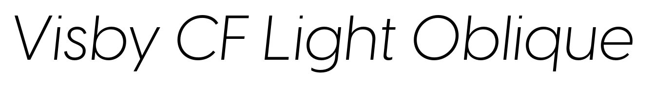 Visby CF Light Oblique