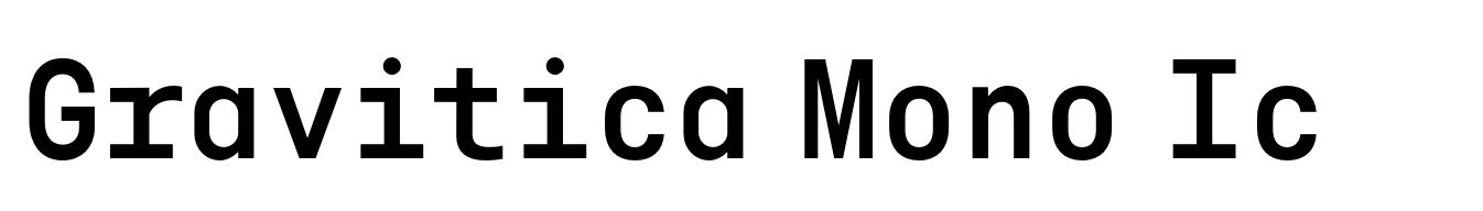 Gravitica Mono Icon Medium