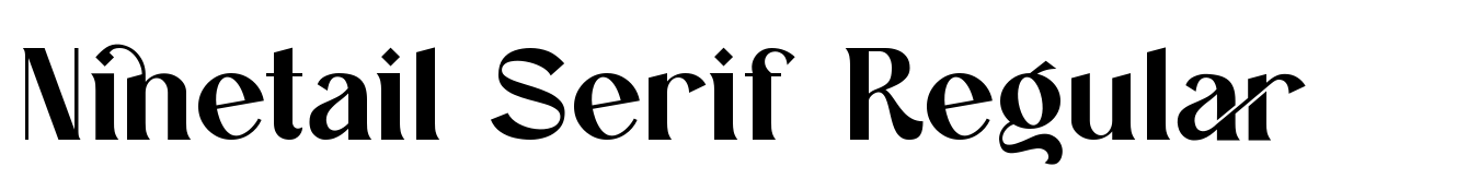 Ninetail Serif Regular