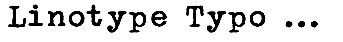 Linotype Typo American Pro Regular