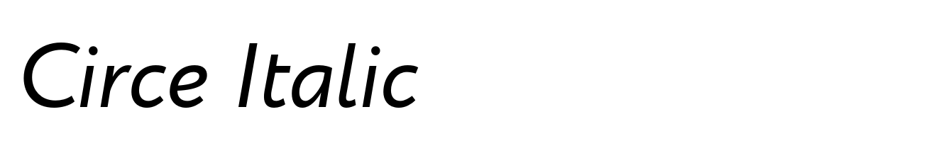 Circe Italic