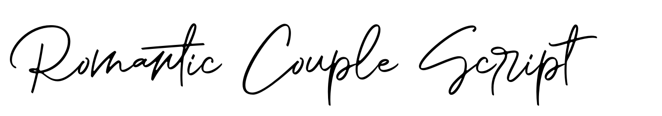 Romantic Couple Script
