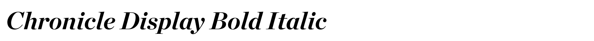 Chronicle Display Bold Italic image