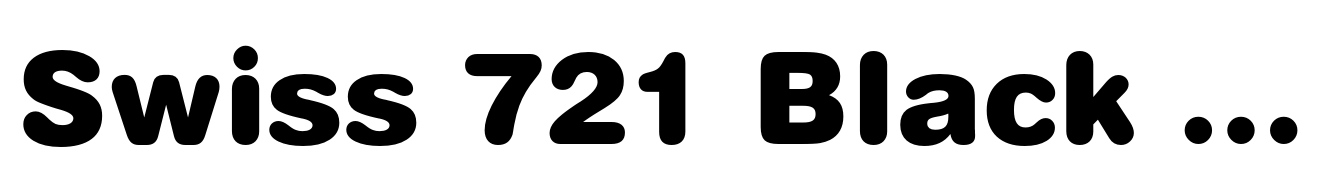 Swiss 721 Black Rounded