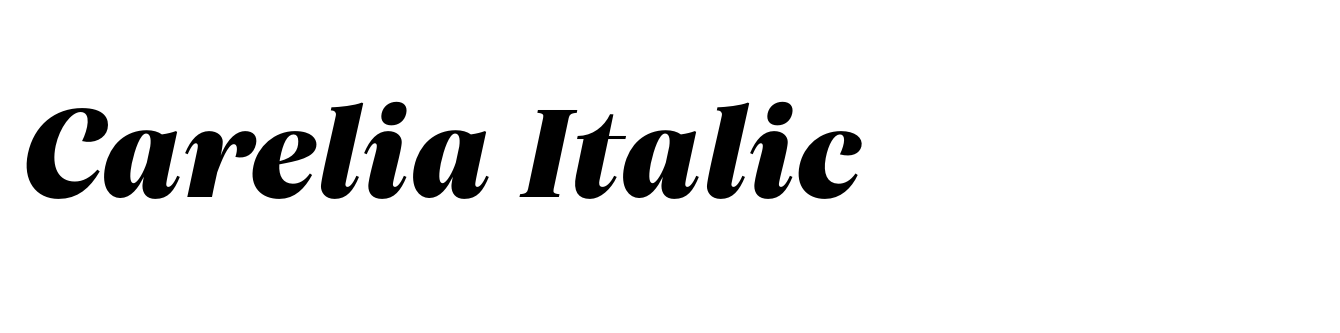 Carelia Italic