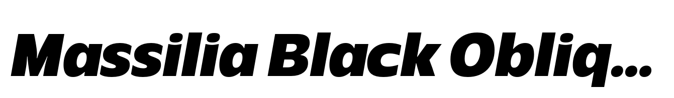 Massilia Black Oblique