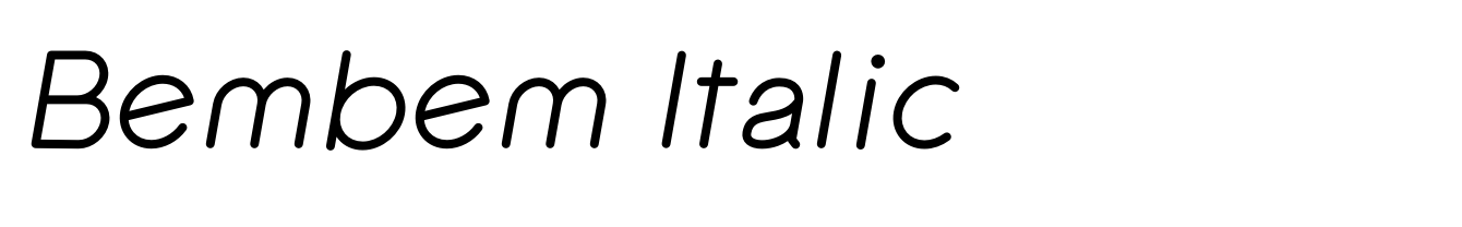 Bembem Italic