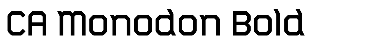 CA Monodon Bold