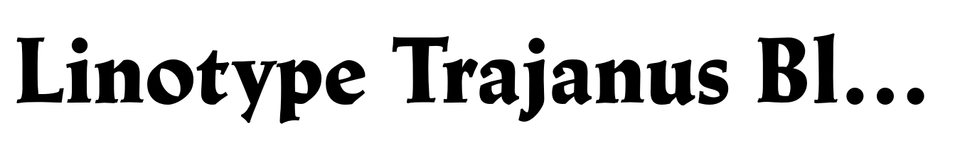 Linotype Trajanus Black