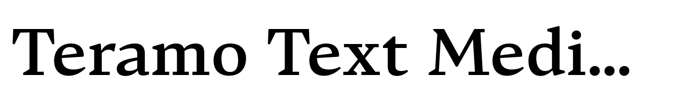 Teramo Text Medium