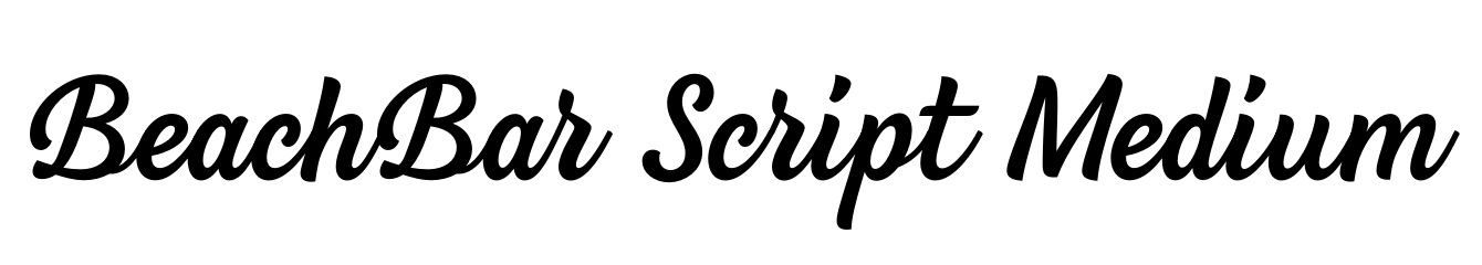 BeachBar Script Medium
