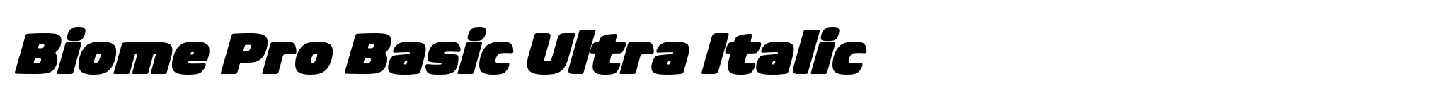 Biome Pro Basic Ultra Italic image