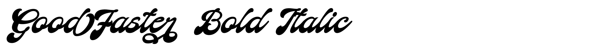 Good Faster Bold Italic image