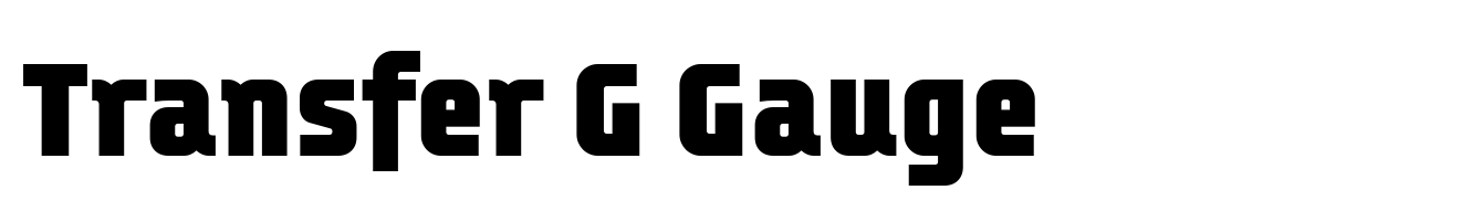 Transfer G Gauge