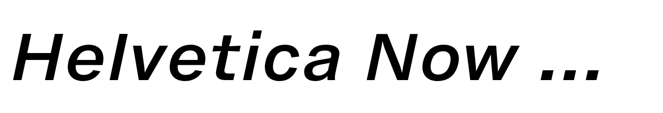 Helvetica Now Pro Micro Medium Italic