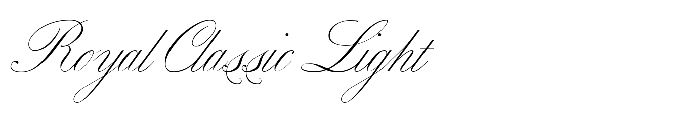 royal classic font