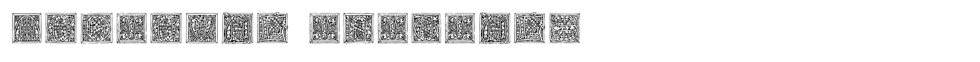 Medieval Initials