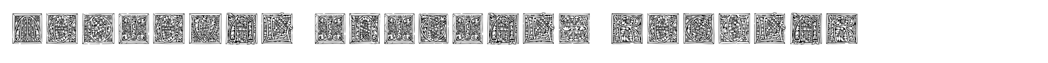 Medieval Initials Regular image
