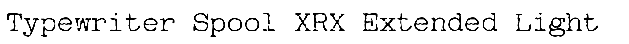 Typewriter Spool XRX Extended Light image