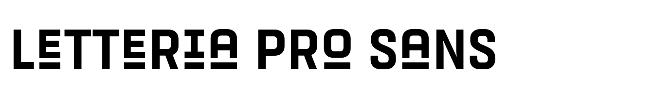 Letteria Pro Sans