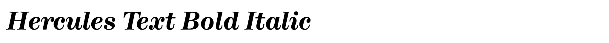 Hercules Text Bold Italic image