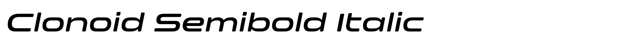 Clonoid Semibold Italic image