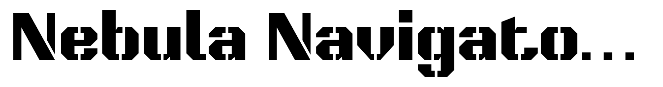 Nebula Navigator Stencil