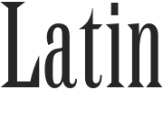 Lateinisch