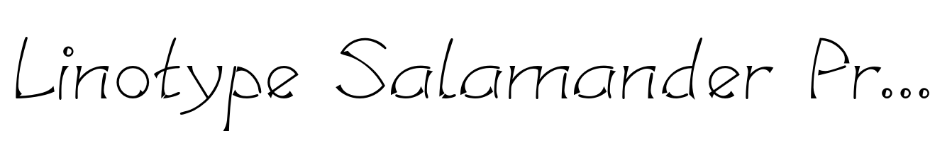 Linotype Salamander Pro Medium
