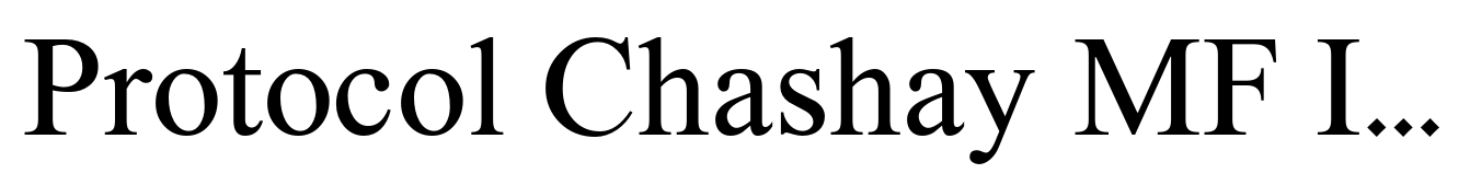 Protocol Chashay MF Italic