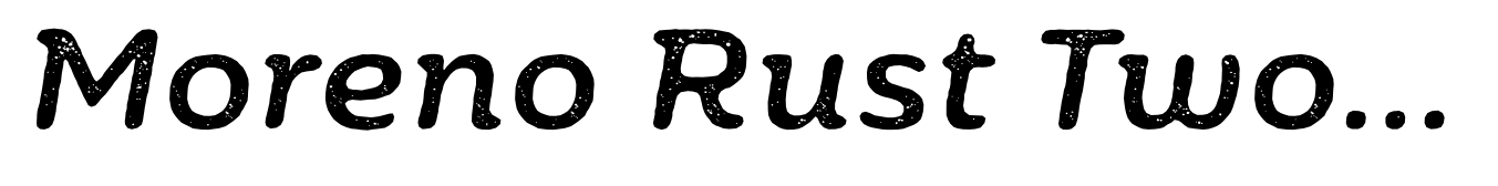 Moreno Rust Two-Medium Italic