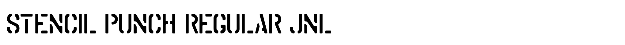 Stencil Punch Regular JNL image