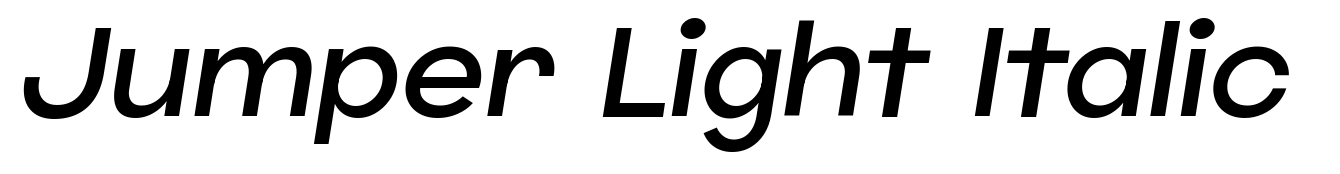Jumper Light Italic