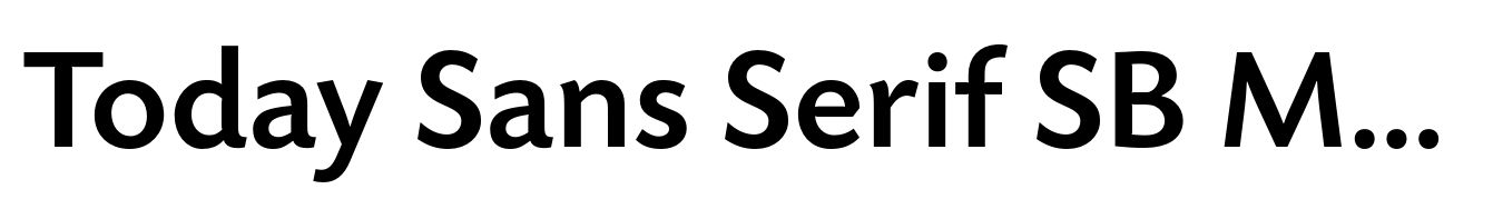 Today Sans Serif SB Medium OsF