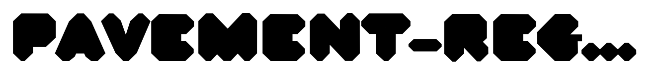 Pavement-Regular