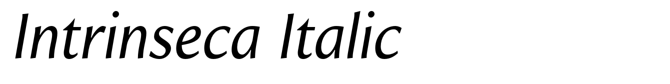 Intrinseca Italic