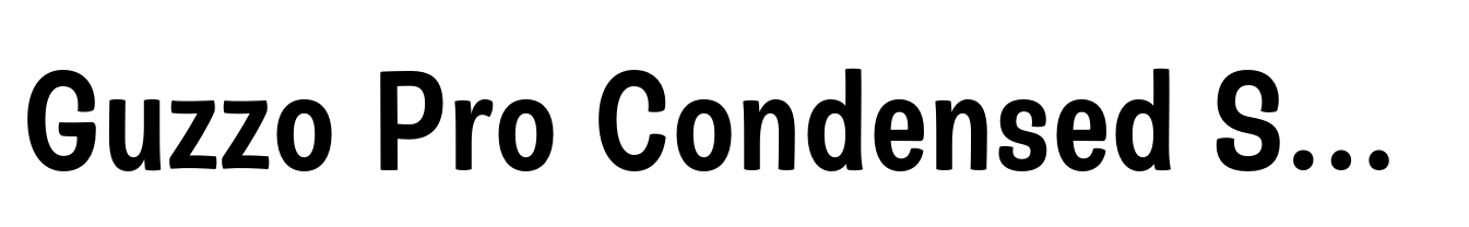 Guzzo Pro Condensed SemiBold