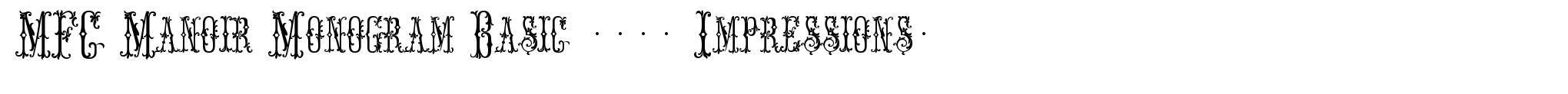 MFC Manoir Monogram Basic (250 Impressions) image