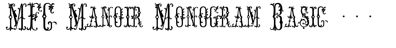 MFC Manoir Monogram Basic (250 Impressions)