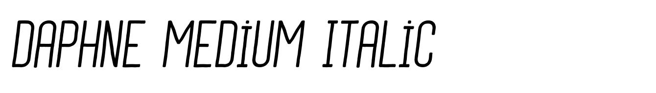Daphne Medium Italic