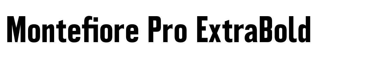 Montefiore Pro ExtraBold
