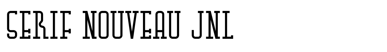 Serif Nouveau JNL