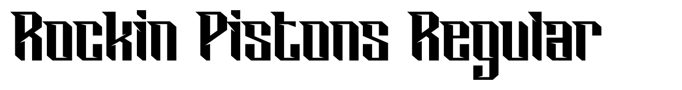 Rockin Pistons Font - Download Free Font