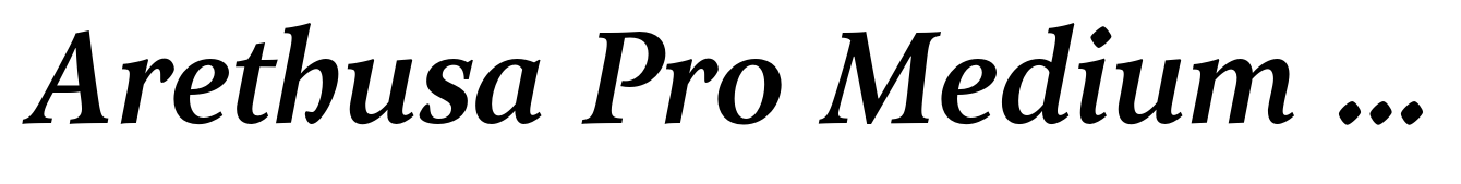 Arethusa Pro Medium Italic